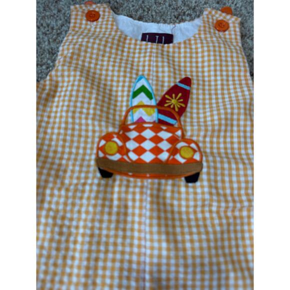 LIL CACTUS  surfer baby overalls, shorts, 18-24 Months - Picture 3 of 5